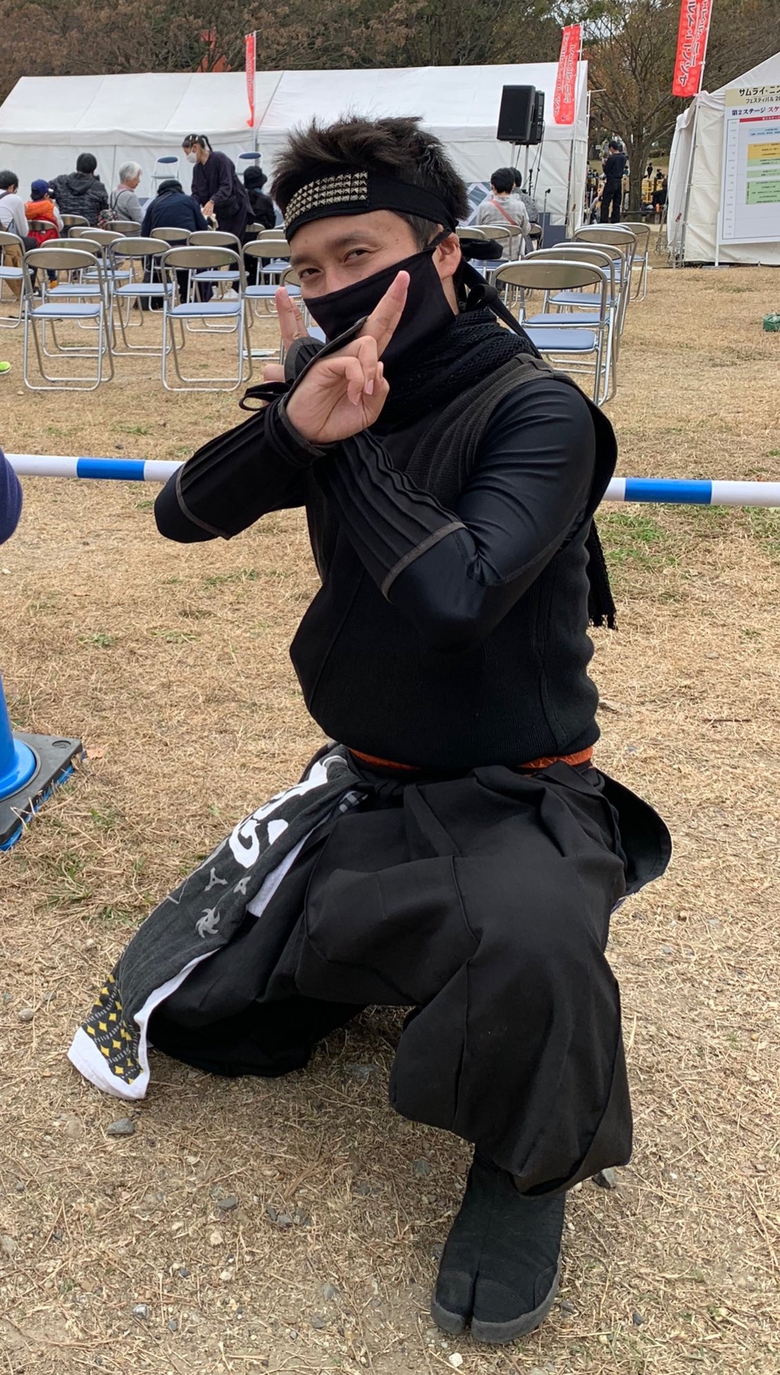 Twitter এ めい サムニンでの善さん いまさらだけど これは何のポーズなんだろう 笑 いや かっこいいんだけどね 忍者の日 服部半蔵 忍者隊 徳川家康と服部半蔵忍者隊 T Co Cgkapmh6vx ট ইট র