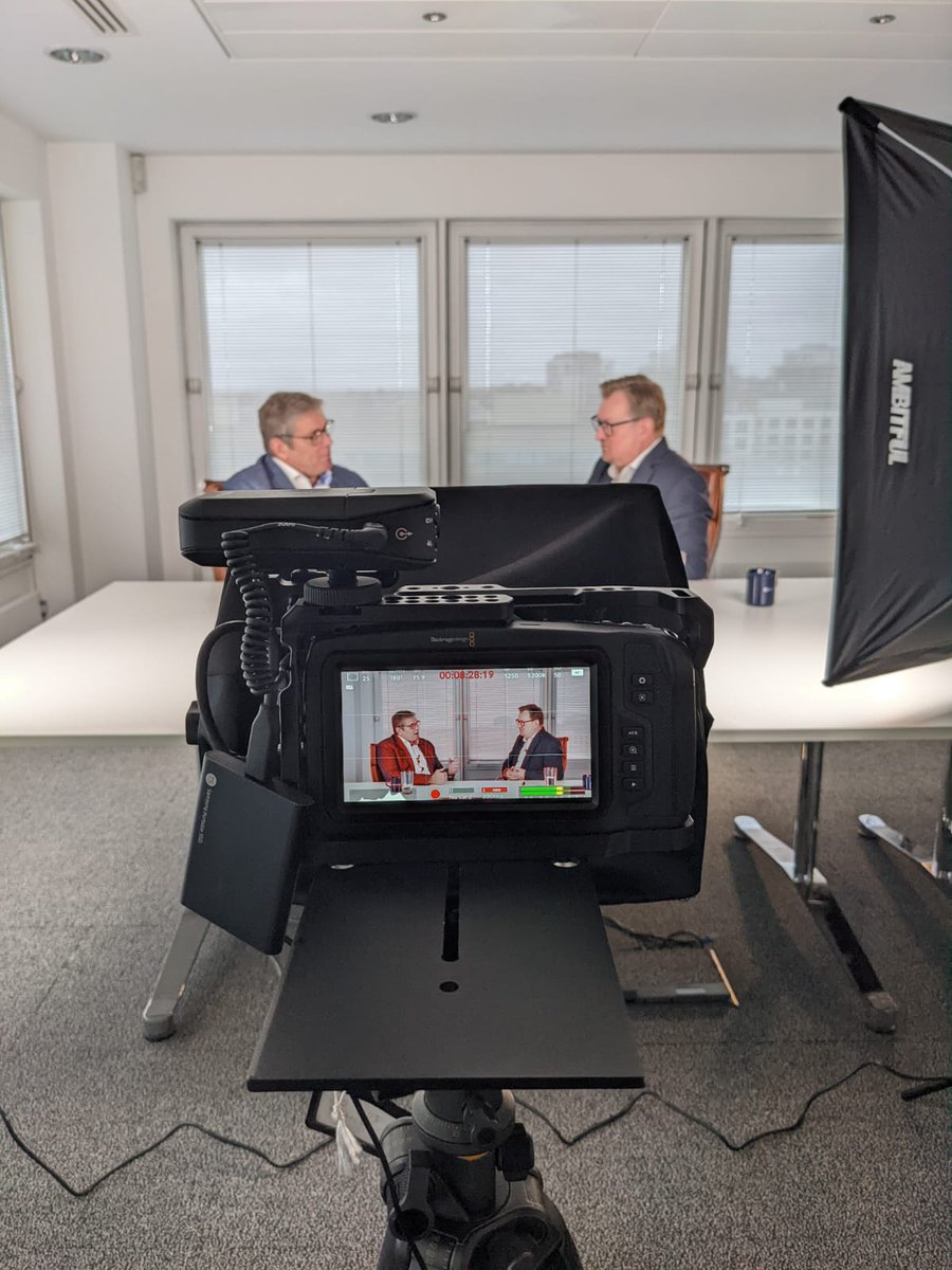 More filming from this morning 🎥 Today we were talking about mobilising the workplace of the future... Make sure you SUBSCRIBE to our YouTube channel to not miss the final video 🎬 bit.ly/3vo9v2z