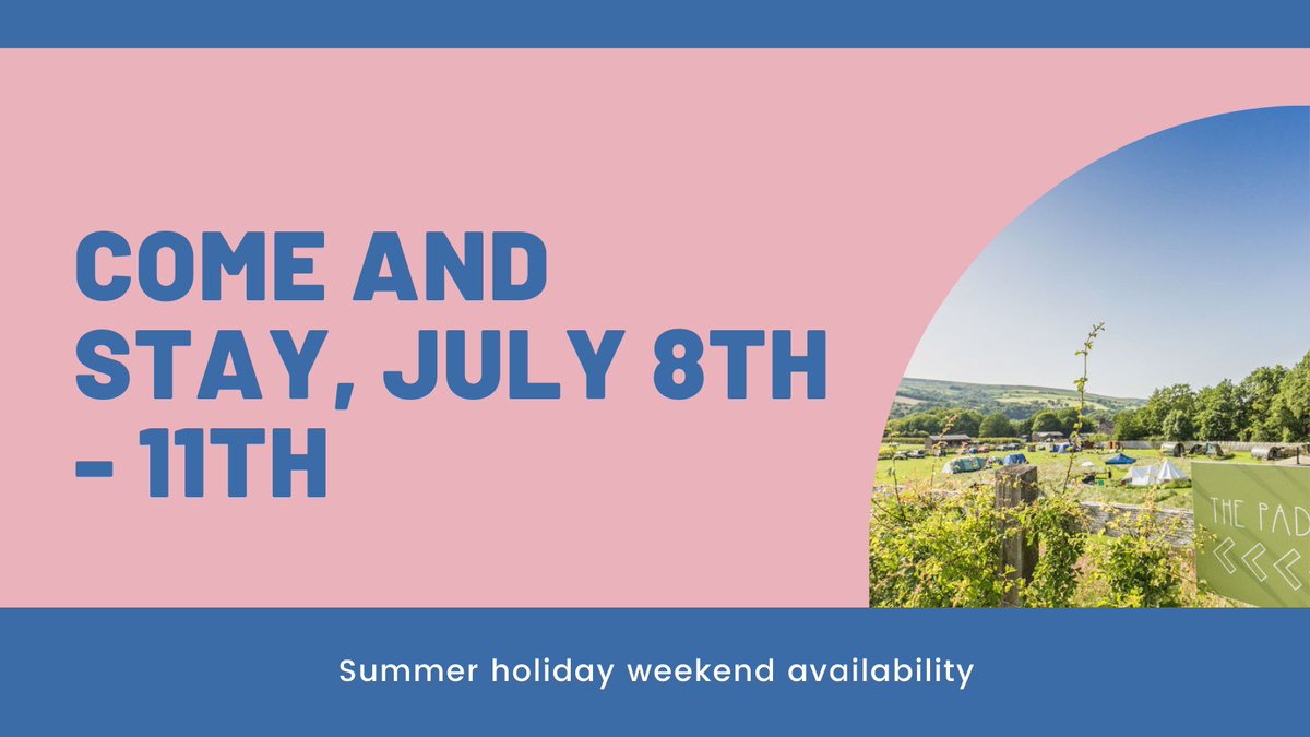 thepaddock_vnu's tweet photo. availability for Glamping and Camping this weekend in July, perfect for a group get together! https://t.co/1iCZJG5x7a https://t.co/e6kfYTreND