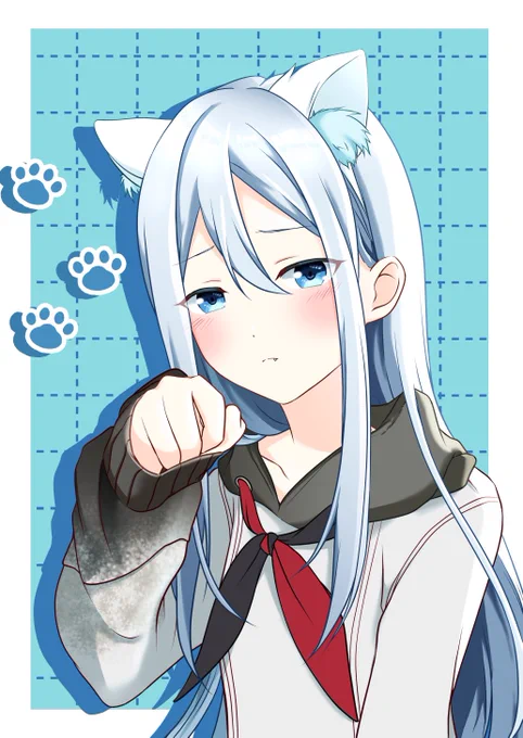 猫の日ギリギリ…!
急いだんで2枚目背景真っ白です()

#prsk_FA
#猫の日 
