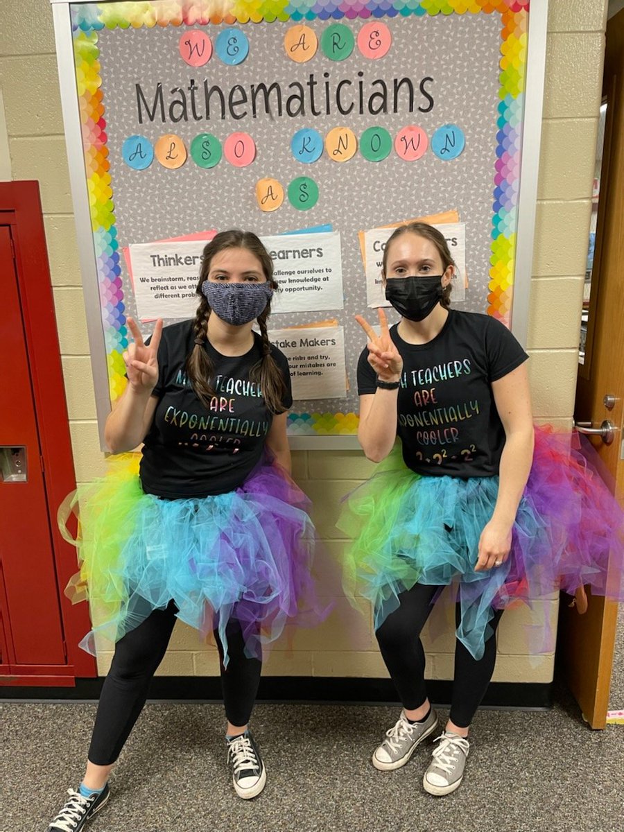 IntheMiddleMath's tweet image. Twinning on Twosday with our tutus and twin braids!
#7thgrade #mathed #Twosday #twinning #PalindromeDay #palindrome #
