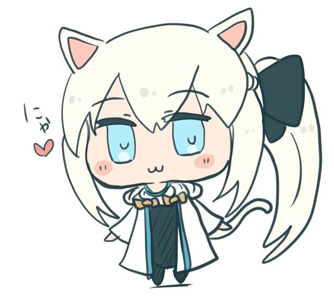 #FGO
#モルガン
#もるがんちゃん
にゃ♥️なもるがんちゃん。 