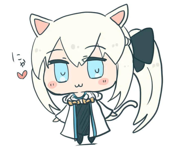 #FGO
#モルガン
#もるがんちゃん
にゃ♥️なもるがんちゃん。 