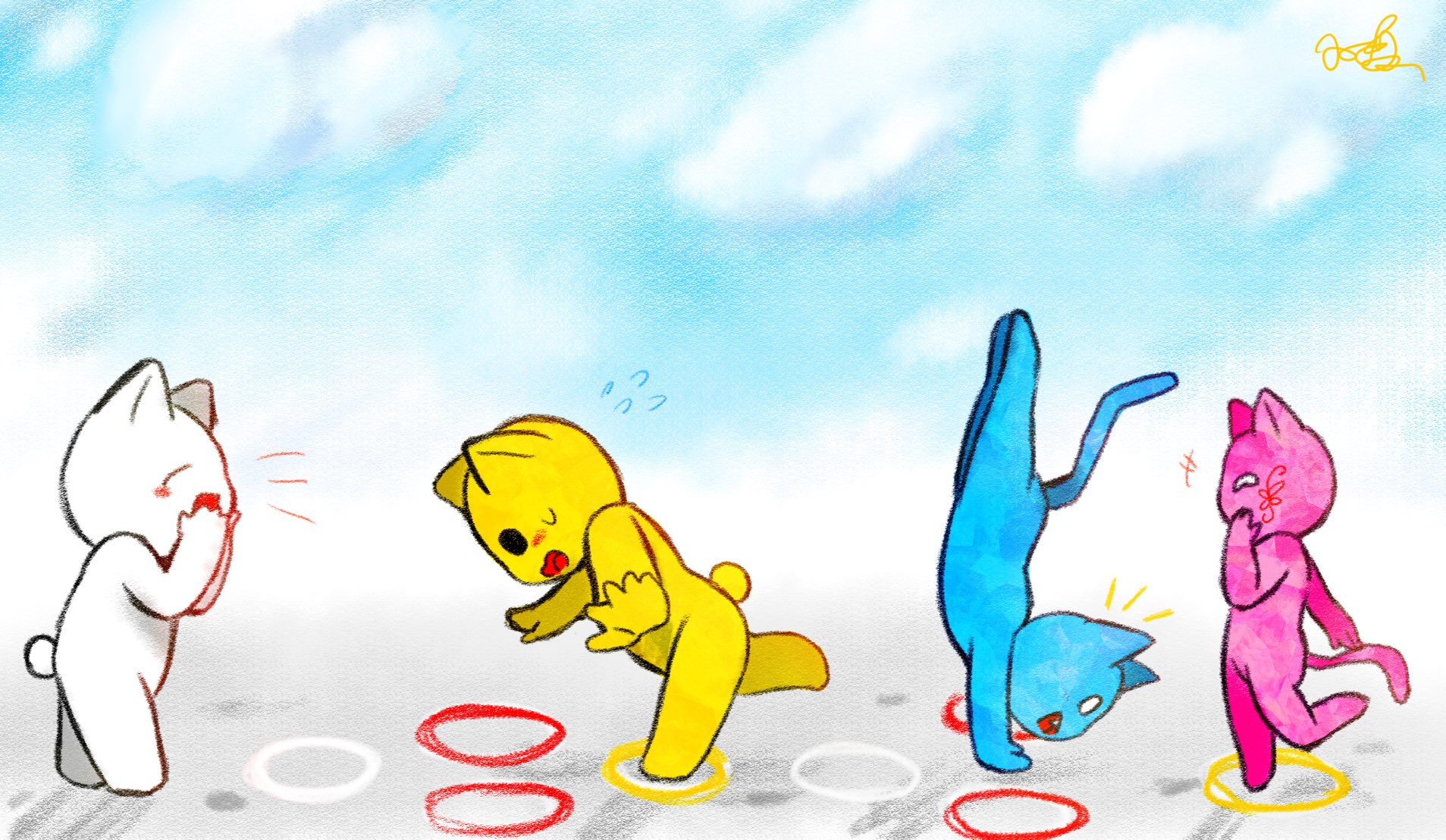 月猫 コミケ日曜日 西 て 16a この4人を描くとほっこりする けんっけんっぱっ ギコ しぃ モララー モナー 2chの日 イラスト 猫の日 T Co 71phpvt4oj Twitter 月猫 コミケ日曜日 西 て 16a この4人を描くとほっこりする けんっけんっぱっ ギコ しぃ モララー モナー 2chの日 イラスト 猫の日 T Co 71phpvt4oj Twitter