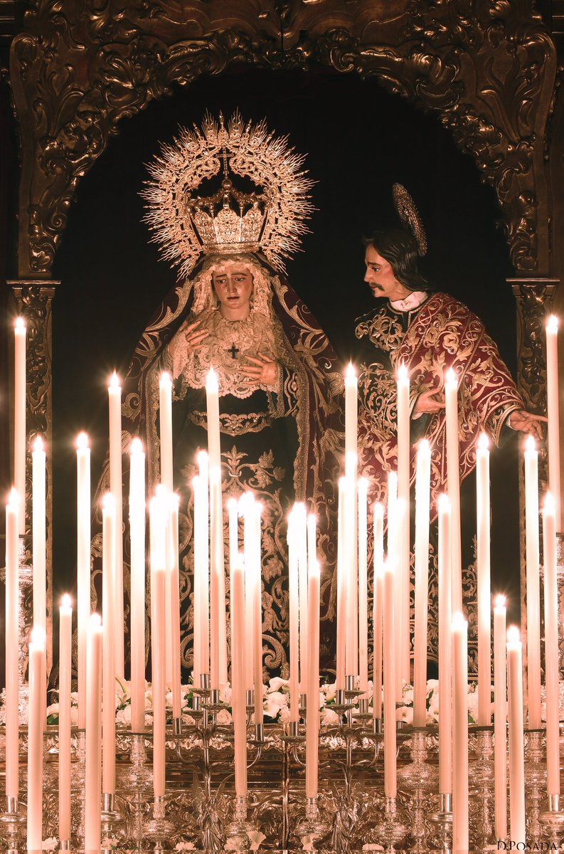 Altar de Septenario de María Santísima de la Amargura. Foto: @DPosada9 @Hdad_Amargura #TDSCofrade #TDSActualidad