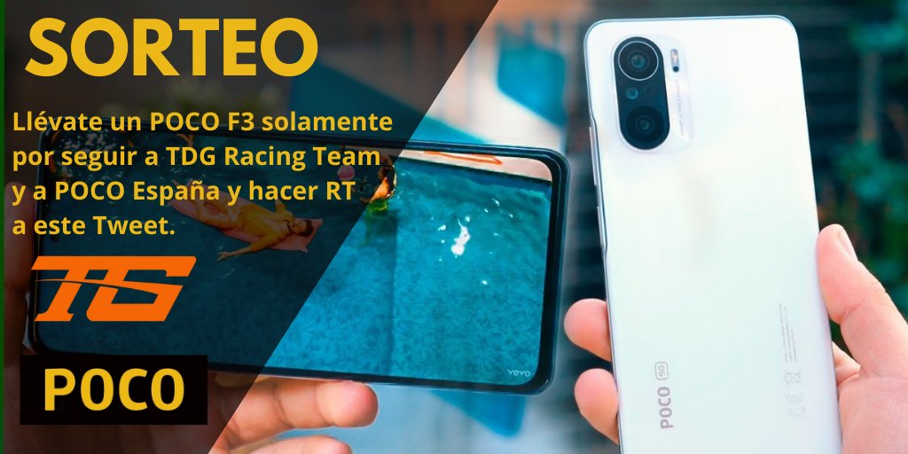 🍀¡SORTEO!🍀
Ojito que nuestros amigos de <a href="/POCOespana/">POCO España</a> nos han dado un Poco F3 para sortearlo entre todos vosotros 🔥🔥

Y para participar solo tenéis que:
👉Seguir a <a href="/tdgracingteam/">TDG Racing Team</a> y a <a href="/POCOespana/">POCO España</a> en Twitter
👉Dar RT a este tweet

¡Daos prisa que se acaba el 2 de Marzo!🗓