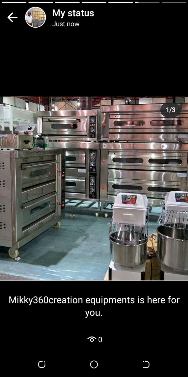 Moses74366737's tweet photo. Call on Mikky360creation for ur best bakery's equipments/recipe
Dm 09090011588 for more information.... https://t.co/b3bTzVCWkK