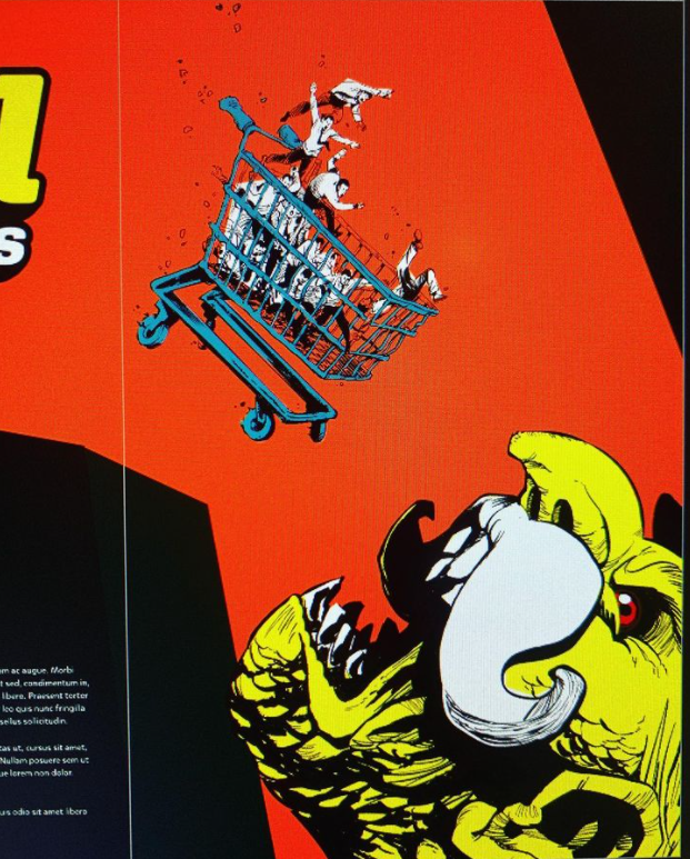 Getting this ready for print AND animation #makecomics #horror