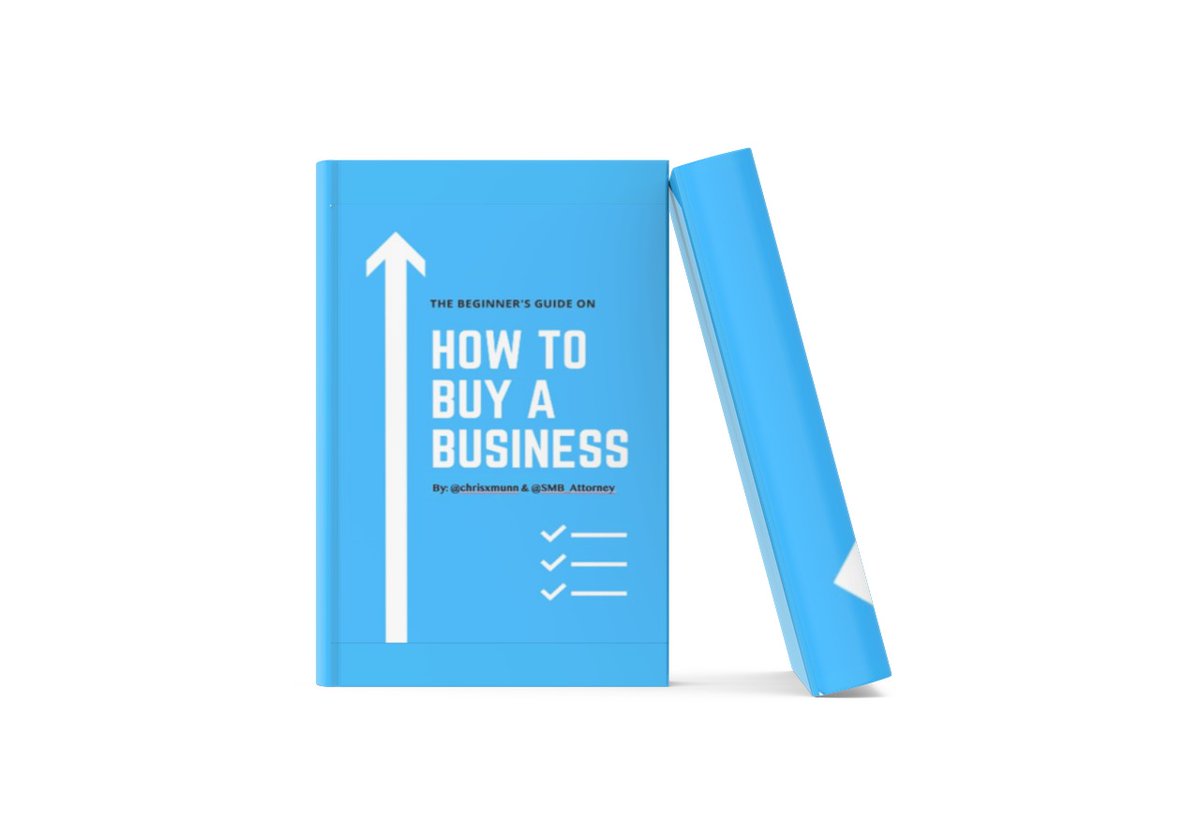 The best way to turn $50k into $10M+?

Buy a business.

The 22 page guide to show you how is here.

(I used these steps to buy a 7-figure biz)

Reply "Biz" AND like this tweet and I'll DM you the link to get your free e-book.

(Must be following me)