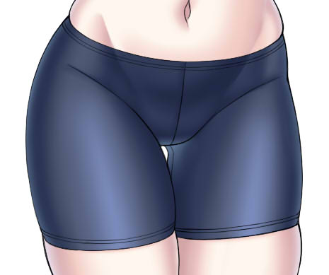 スパッツ廻り塗るときのセンターの縫い目の線のすぐ横にちょっと明るめの色の線を引いて立体感出すこの工程がすごい好き

線入れる前← →線を入れた後 