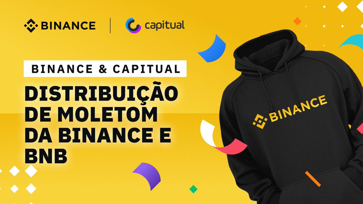 Quer ganhar um moletom da Binance ou BNBs? 
Participe da campanha @Capitual x @binancePT!

Regras no próximo tweet 👇👇
