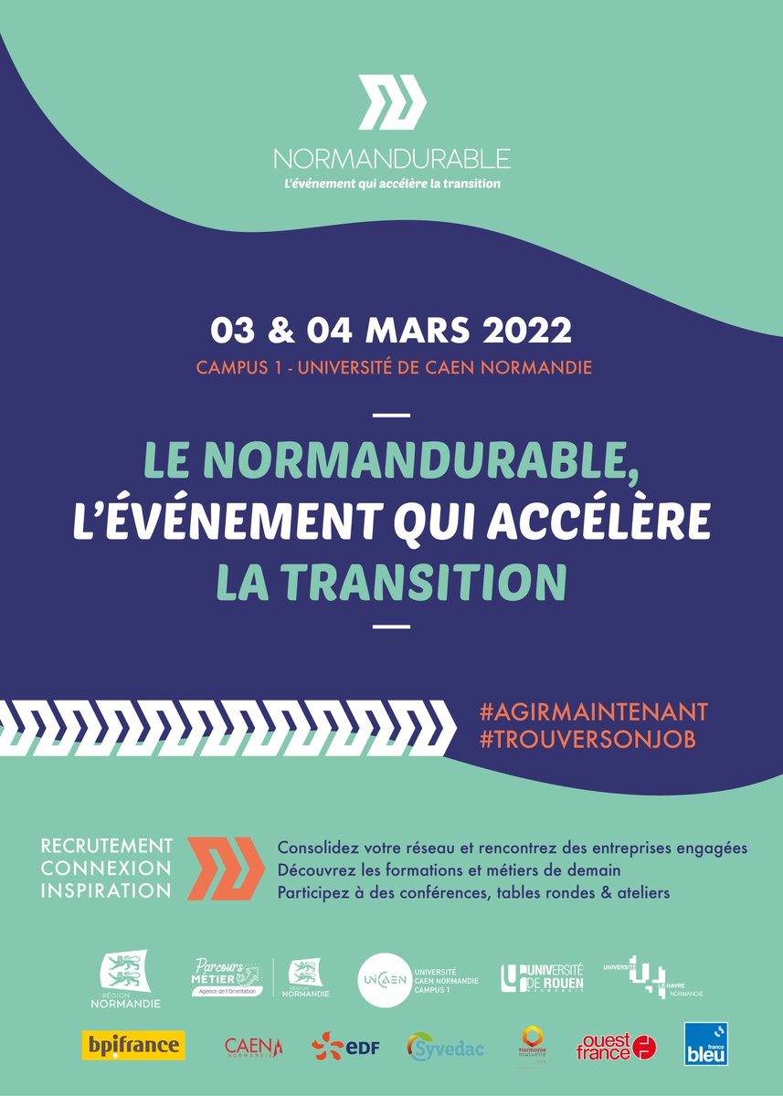 🗓️le 4 mars
LES DÉCHETS, UNE SOURCE D'ÉNERGIE LOCALE ?
<a href="/GirardetAntoine/">GIRARDET Antoine</a> @suezFR + <a href="/paz_olivier/">Paz Olivier</a> + ABC14 présenteront comment les #déchets du territoire produisent de l'#énergie pour chauffer des #serres maraîchères #bio lors de <a href="/normandurable/">LeNormandurable</a> 
lenormandurable.fr/programme