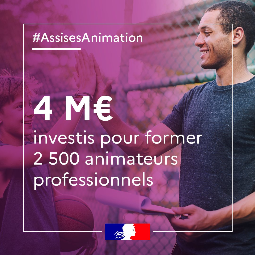 sarahelhairy's tweet photo. đą 4 millions dâeuros investis pour former 2 500 #animateurs professionnels
âĄïž pour permettre lâĂ©volution des #carriĂšres : 4 millions dâ⏠dâaides pour la #formation de 2 500 animateurs professionnels non diplĂŽmĂ©s
#AssisesAnimation https://t.co/hHIlj0mcWG