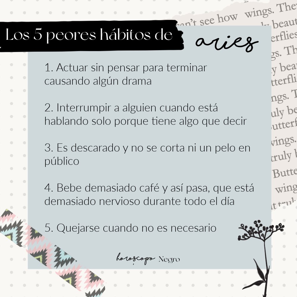 aries_hn's tweet photo. Los 5 peores hábitos de #Aries ♈️ https://t.co/GH5rtBAyyE