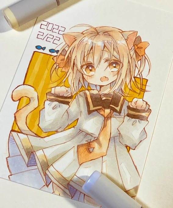 にゃんにゃんにゃんの日ひまり
#猫の日 