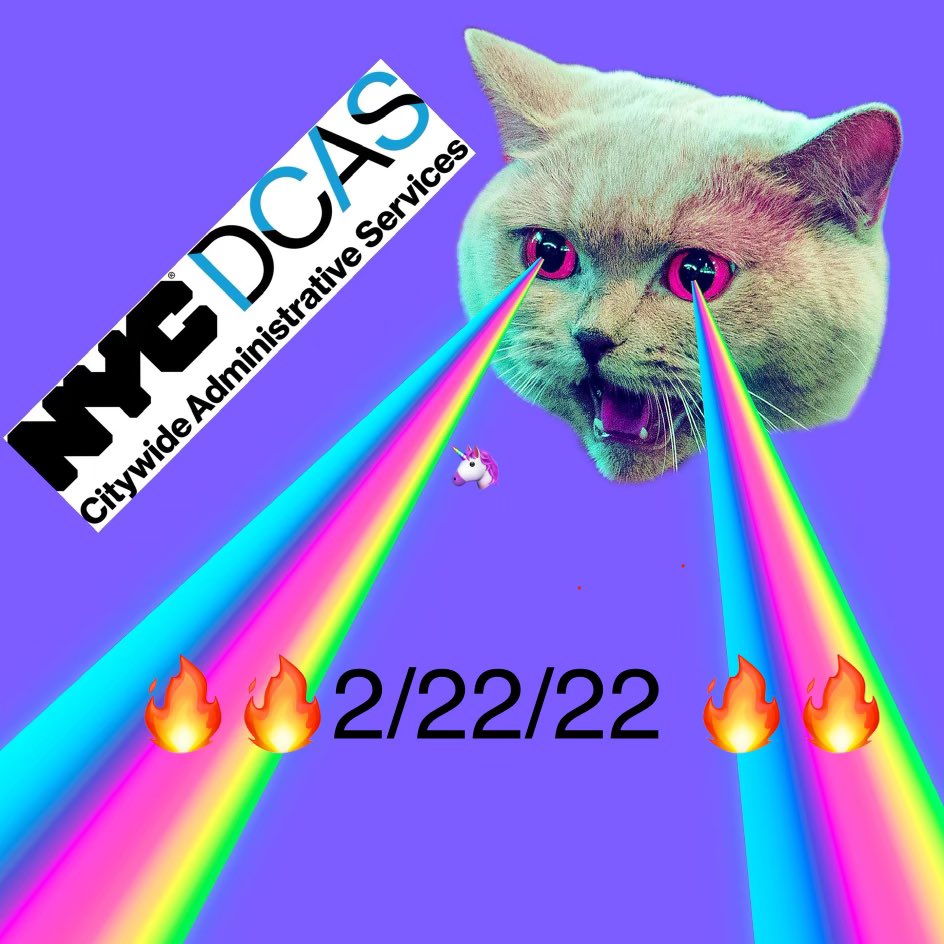 NYCDCAS's tweet photo. 2/22/22 https://t.co/v932YpG8o7