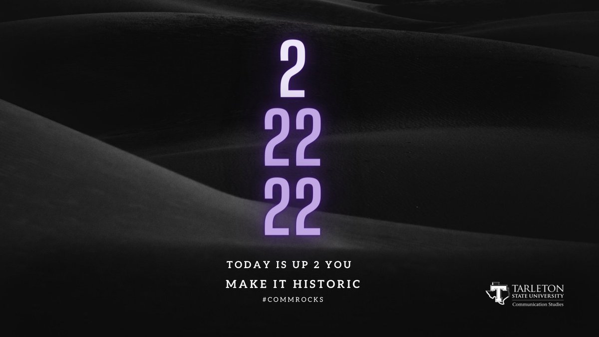TarletonComm's tweet image. Happy #Twosday!!!! #commrocks #tarletonstate