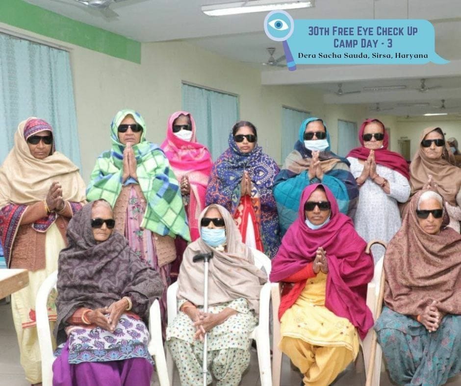 ashish_2318's tweet photo. Every year in the month of December,a huge free eye camp is organized in Dera Sacha Sauda, in which the country's super specialist doctor is checked and the operation medicines and the patients living here are looked after like home.
#FreeMedicalCamps
Gurmeet Ram Rahim Singh Ji https://t.co/2uGTRMUVL9