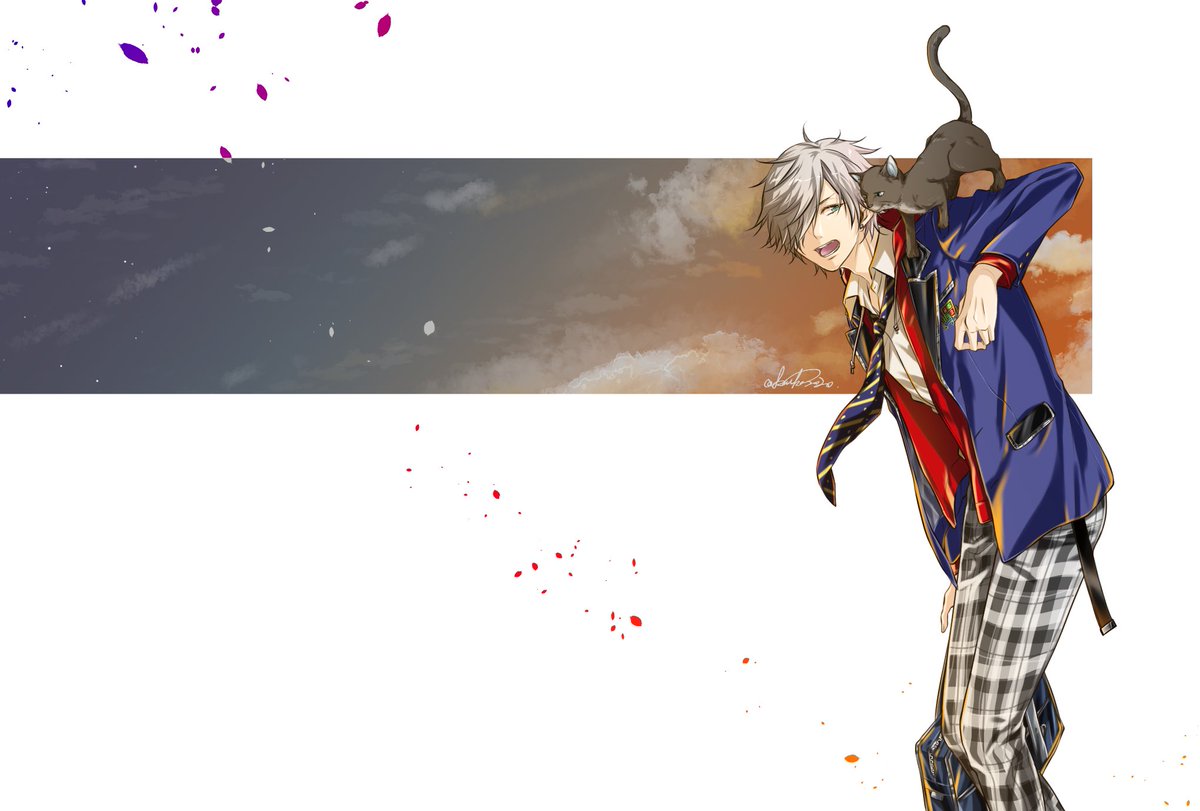 せっかく猫の日ということで🐈‍⬛
過去絵。