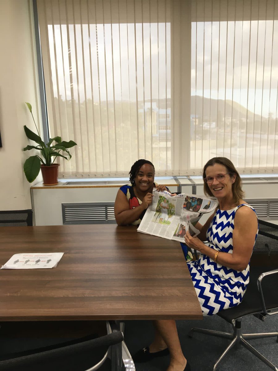 JudithSlater_UK's tweet photo. So proud of the work my 🇬🇧High Commission colleague Sara-Lou Morgan-Walker is doing in her spare time with @AngelicLadies08 helping young women in need. Recognised  in @JamaicaObserver yesterday with full page piece! @allwomenjam @UKinCaribbean https://t.co/JhsiT5TfQj