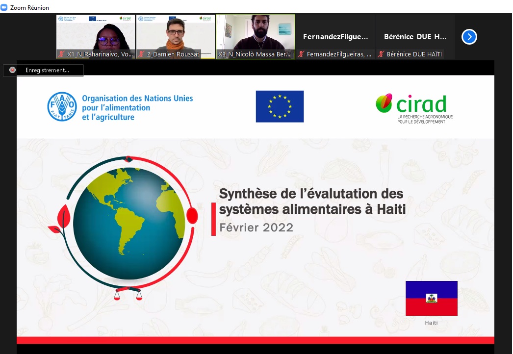 FAOMadagascar's tweet photo. #NOW🚩 J-1 de l'atelier de synthèse de l'évaluation des #systèmes_alimentaires en #Haïti  🇭🇹
🌾🍛
@FAOHaiti @jlfernandezfil Des changements dans la vision politique des systèmes alimentaires haïtiens ont déjà été initiés avec l’adoption du #PSNSSANH en 2021
👉Concrétiser ensemble https://t.co/IDtrGDvGyJ