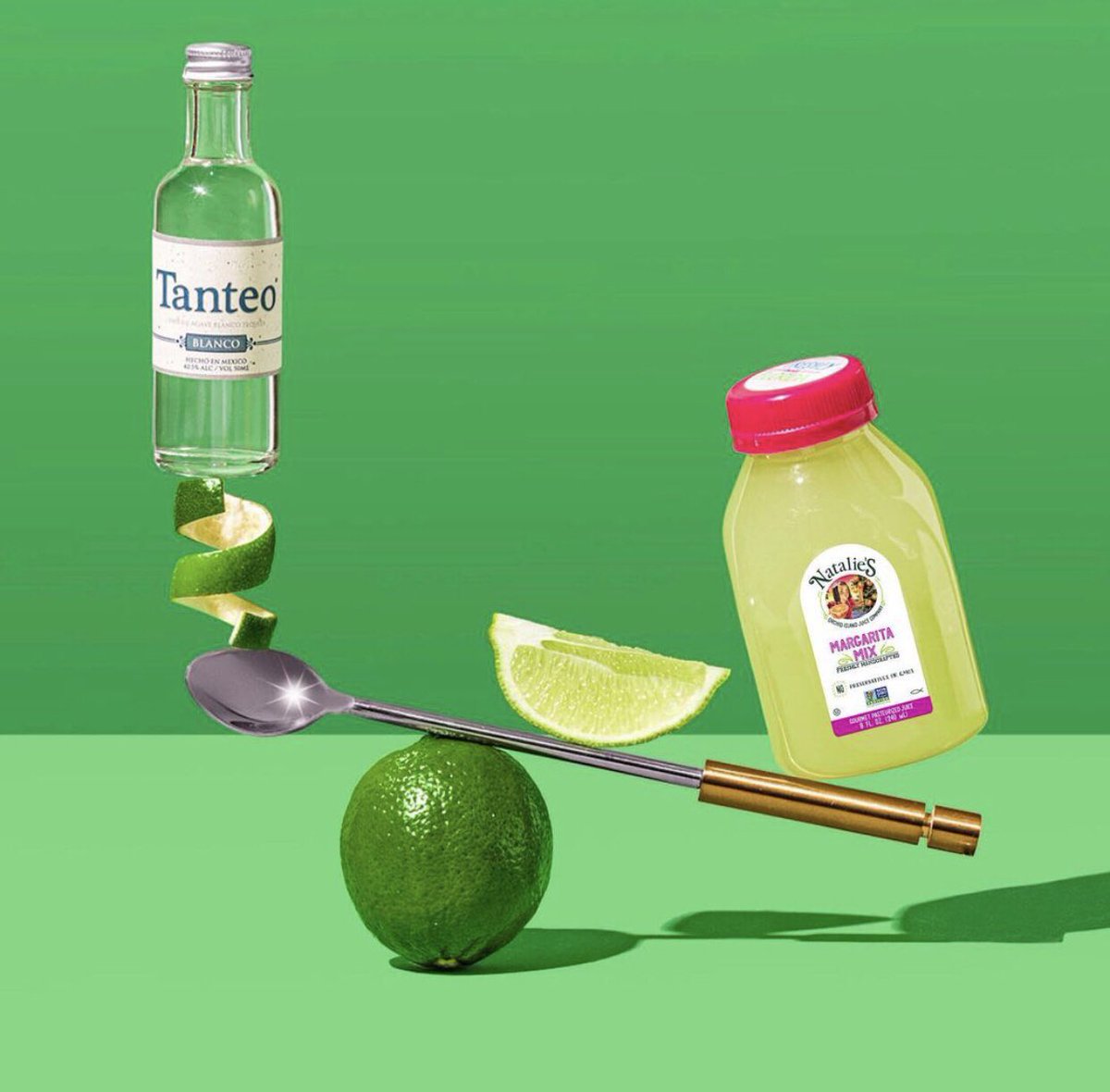 Drop us a LIME and for a good time, call your party pals, Natalie's &amp; <a href="/TanteoTequila/">Tanteo Tequila</a>. 🥳 Celebrate #NationalMargaritaDay with a perfectly portioned #GIVEAWAY! 5 lucky winners will receive the ultimate party pack to create a perfect pairing this holiday. Enter to #win on our IG!