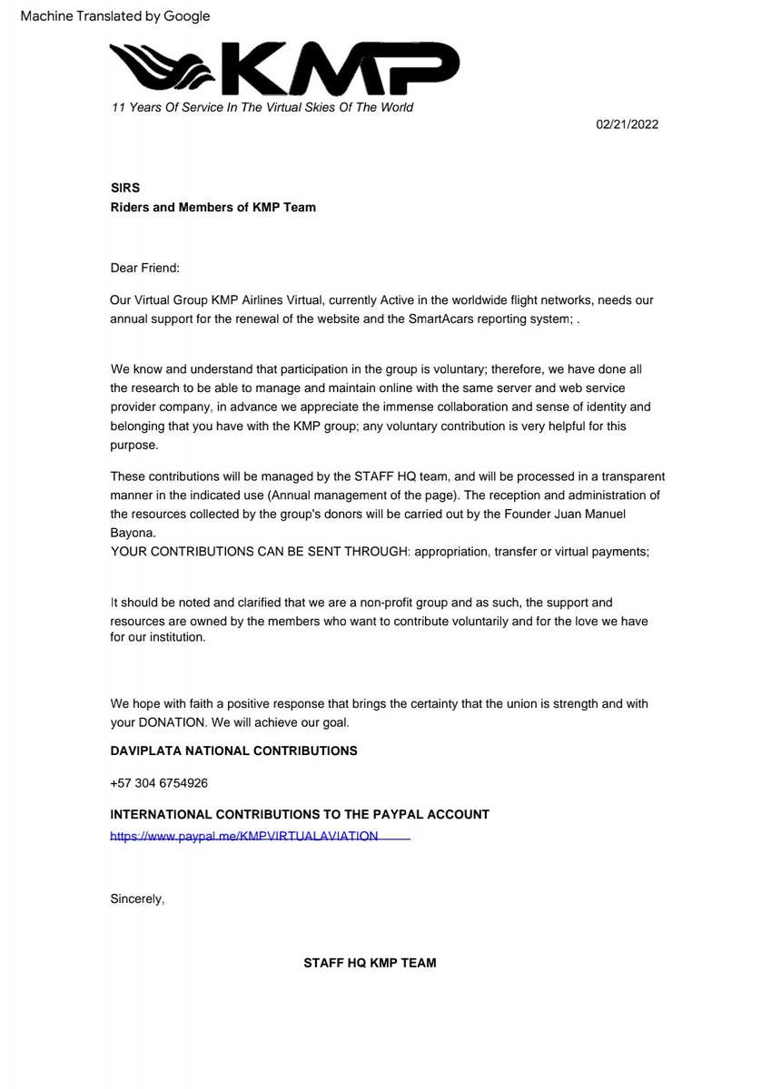 KMP AIRLINES (@AirlinesKmp) / Posts / X