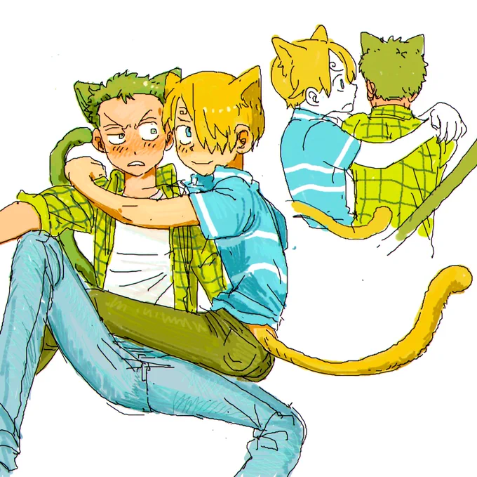 近ぇって…(しょたゾロサン) 
