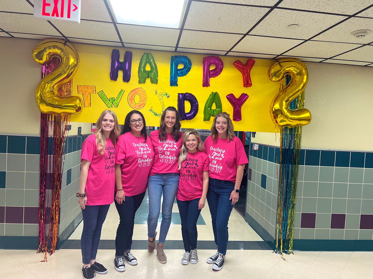 Teaching 2nd grade on “two”sday, 2-22-22 #teambce