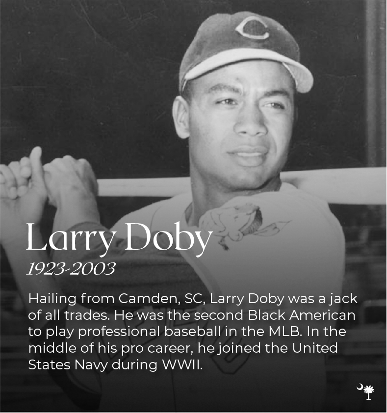 Tim Scott on X: Larry Doby was an American hero. ✓Served his country  during WWII ✓1st Black American to play 🏀 in ABL (pre-NBA) ✓Led his team  to a 1946 Negro League