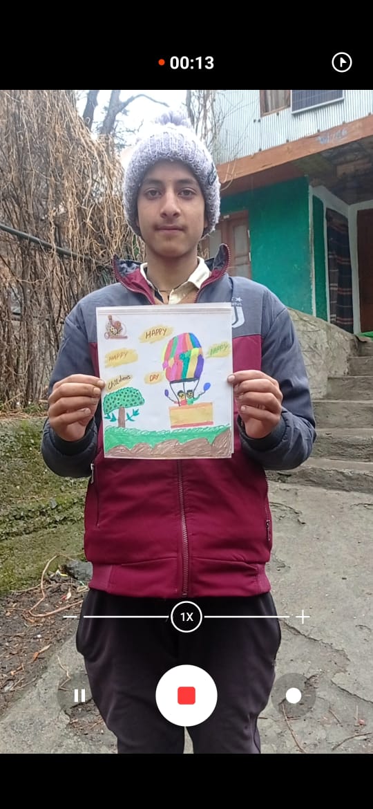 MistyMo15546347's tweet photo. Online greeting card drawing competition was organized by Indian Army for the children of village Zambur Pattan. Children participated and made beautiful greeting cards. Extra curricular activities in exam times reduces the stress on children and helps in increasing  creativity. https://t.co/0Pz7KDrgIY