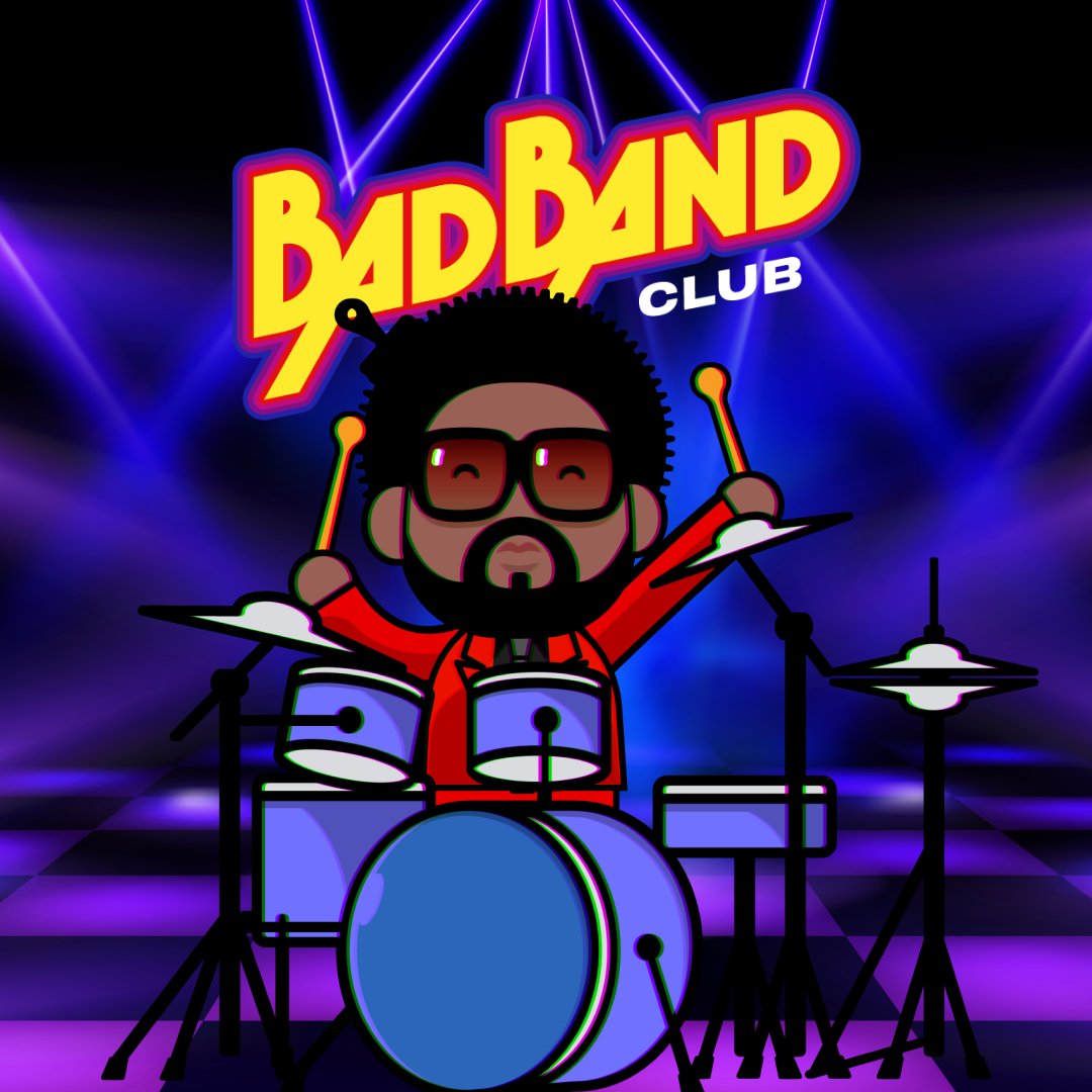 thebadbandclub's tweet photo. THE BADBANDCLUB🎸

1️⃣COLLECT YOUR EXCLUSIVE BB'S 💎

2️⃣POWERFULL MUSIC CLAN 🏟

3️⃣PLAY MUSIC, EARN MONEY 💰

TIME TO MAKE HISTORY, LET'S GO!🧨

JOIN THE DISCORD: https://t.co/yB6Mjw3SRZ

#nft #NFTCommunitys #NFT #NFTs #HipHopMusic https://t.co/ec3xHv37SB