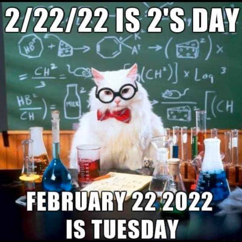 Two-day is twos-day. I have twins born on the 22nd (not this month). Twenty-two was my number in softball way back. I applied for this job on the 22nd. I could go on and on. Happy Twos-day! ✌️

<a href="/griffithsford/">Griffiths Ford</a> #myhinton #explorehinton