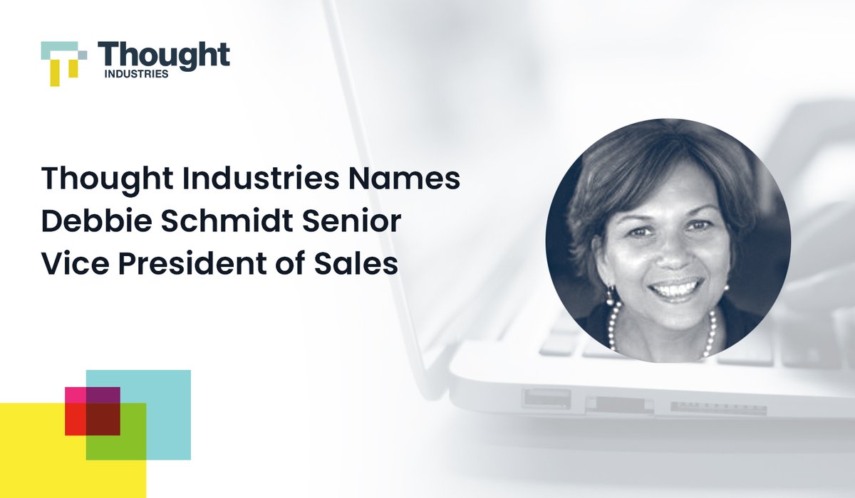 Welcome to SaaS industry veteran Deborah Schmidt, who recently joined the Thought Industries team to lead our Sales efforts, and the global expansion and adoption of Customer Learning. hubs.ly/Q014FkbF0 #womenintech #customerlearning #salesexcellence