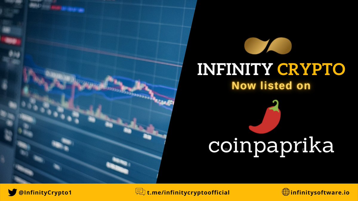 InfinityCrypto1's tweet image. 👨‍💼#InfinityCrypto ($INFI) is now listed on @coinpaprika.

📊 Monitor trading data thru the link below.
👉 coinpaprika.com/coin/infi-infi…

#crypto #cryptocurrency #Blockchain #altcoin