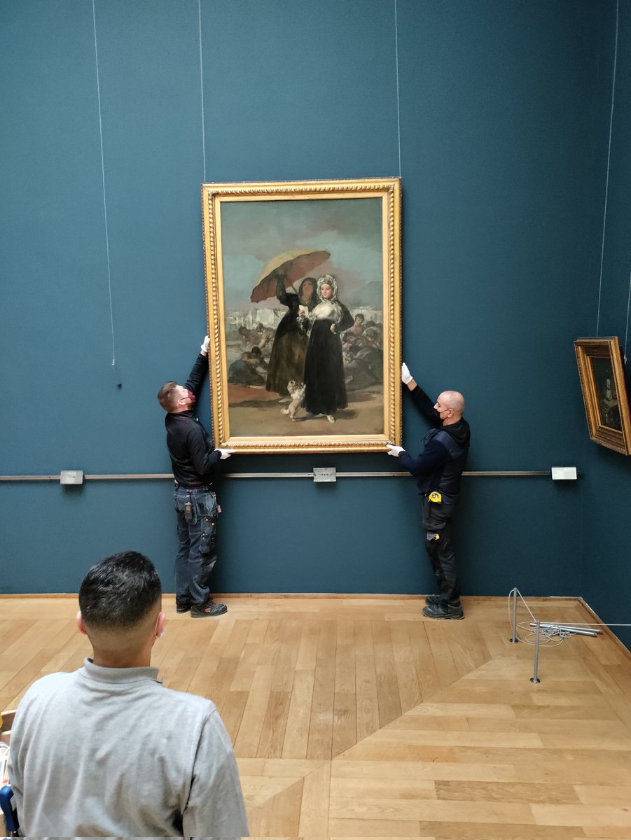 PBALille's tweet photo. Événement : aujourd'hui "Les Jeunes" et "Les Vieilles" de Francisco de GOYA, à l'honneur dans l'expo EXPERIENCE GOYA qui vient de s'achever, retrouvent leur place dans les collections dans le musée 🤩
#JourdeFermeture #pbalille #experiencegoya https://t.co/5XszCSJiB6