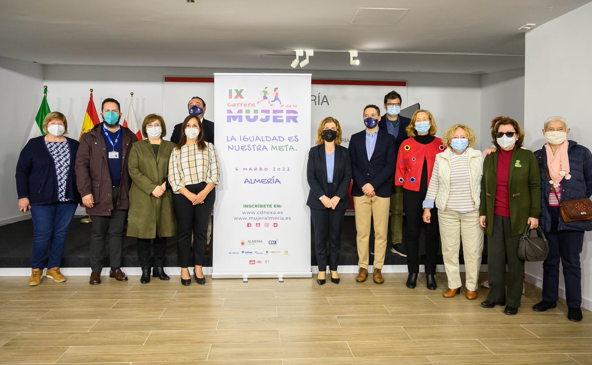 🏃‍♀️ Almería recupera la Carrera de la Mujer tras un un año de paréntesis y será el domingo 6 de marzo con el lema ‘La igualdad es nuestra meta’

👉 Inscripciones en mujeralmeria.es y en cdnexa.es

#MásCapitalMásAlmería🏴󠁧󠁢󠁥󠁮󠁧󠁿