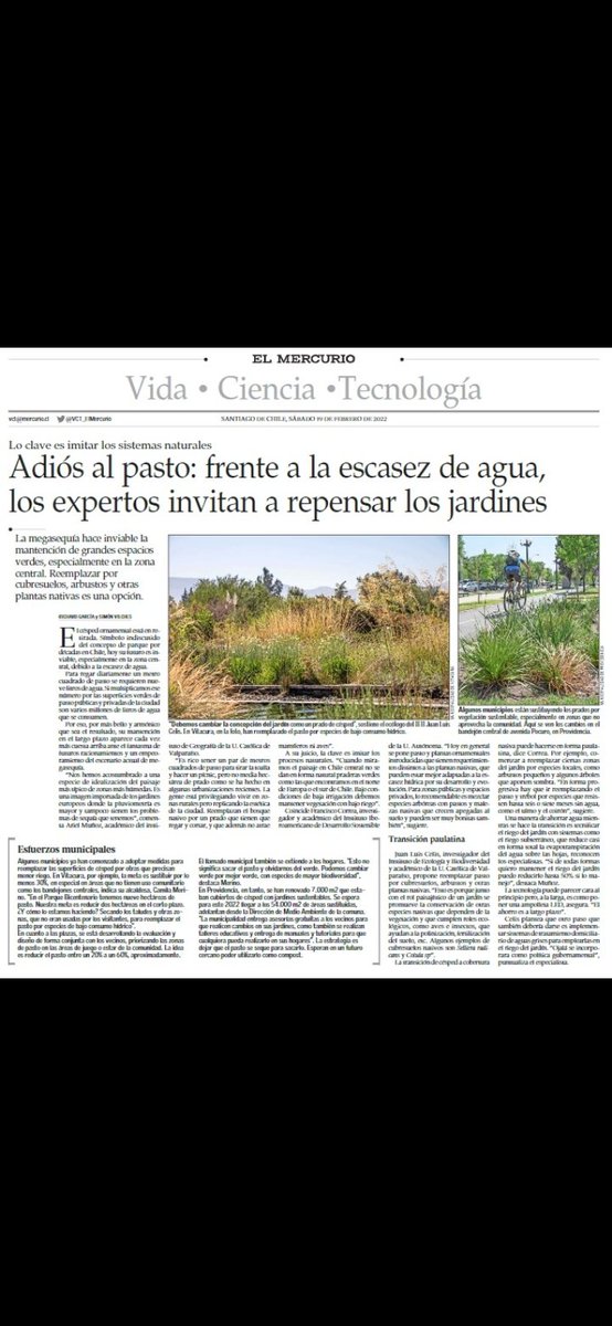 Instituto de Ecología y Biodiversidad - IEB tweet media