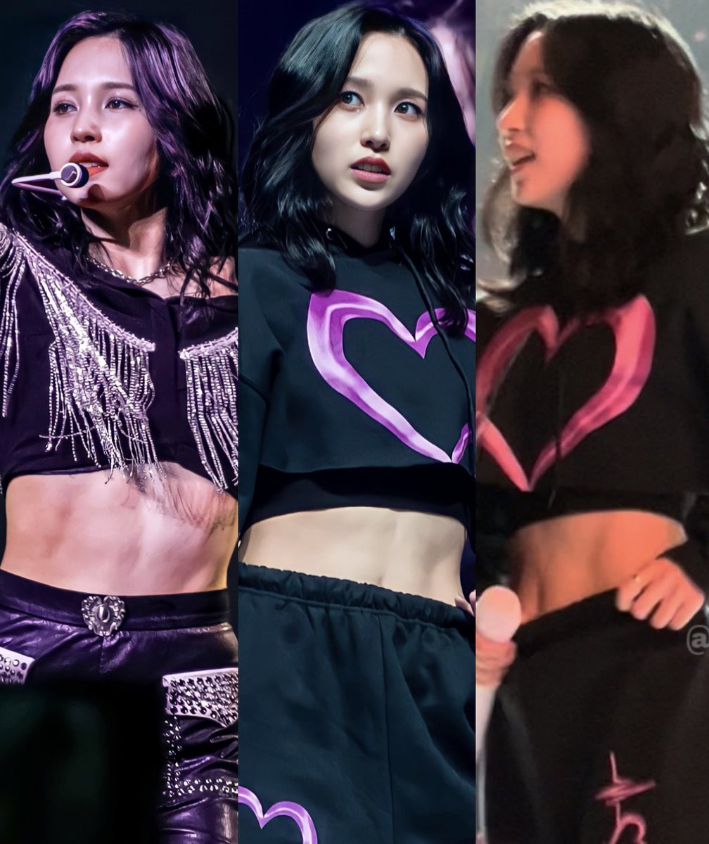 #MINA. look at mina's abs. 