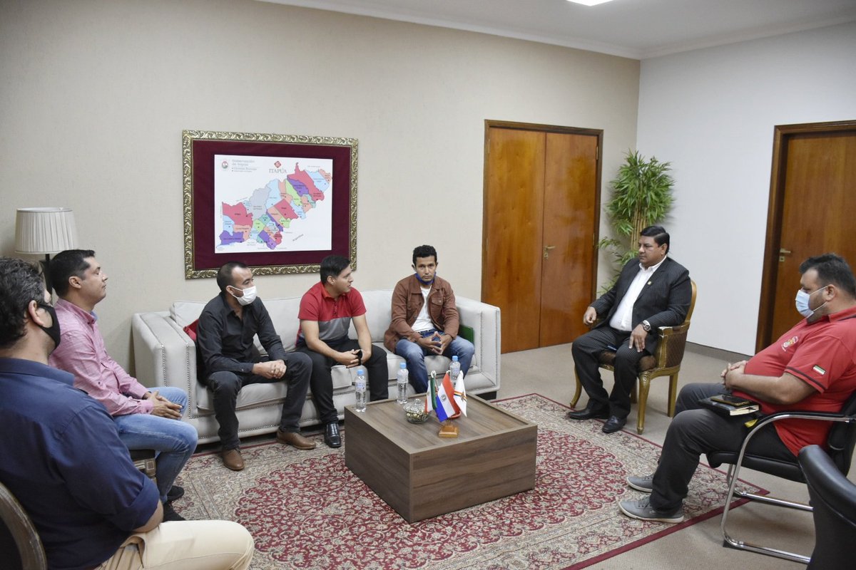Christianbrunag's tweet photo. Recibiendo a don Marcos Maidana Intendente y Conc. Mpales de Natalio y comitiva, comprometimos nuestro apoyo a la organización de la Competencia Internacional de Taekwondo en este distrito y acompañamiento en las actividades de la novel Fed local de Futsal. https://t.co/dC2kdE2vCj