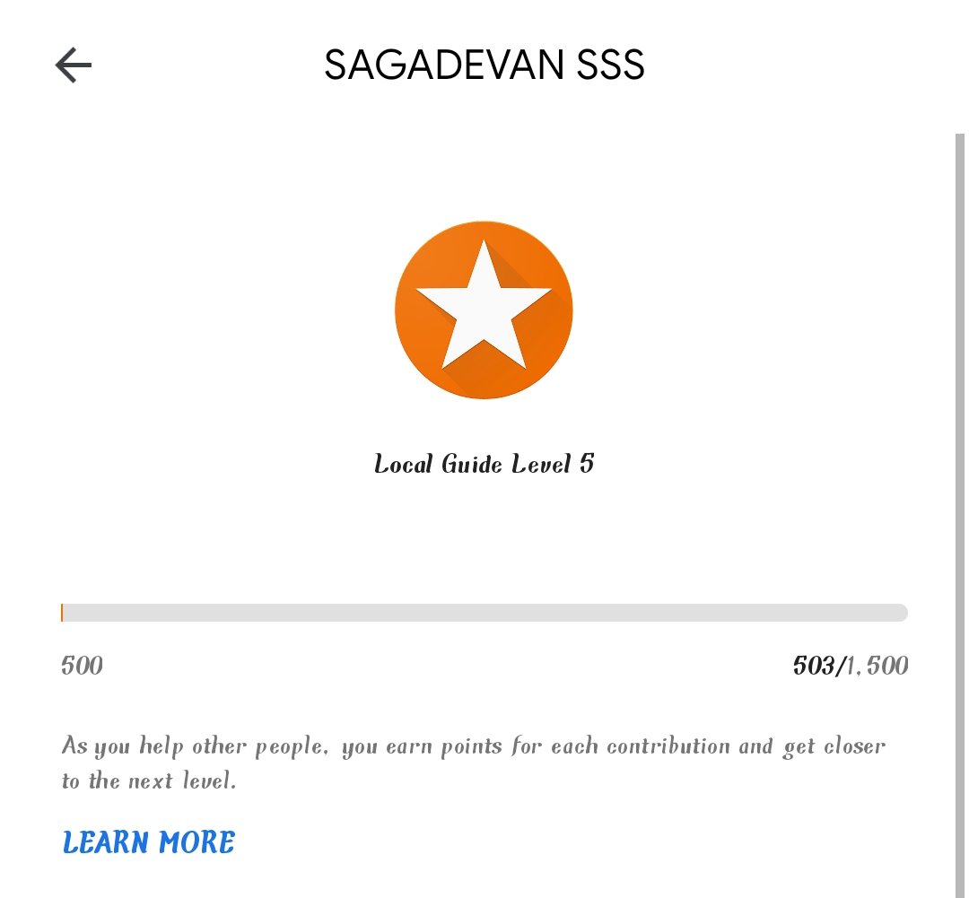 Saga_Devan_k's tweet photo. Level up 🎉 I reached @localguides level 5 by helping others explore on Google Maps. #localguides https://t.co/ySj9E0vi7e
 #googlelocalguides #Google #GoogleMaps https://t.co/HqvyKVCsEZ