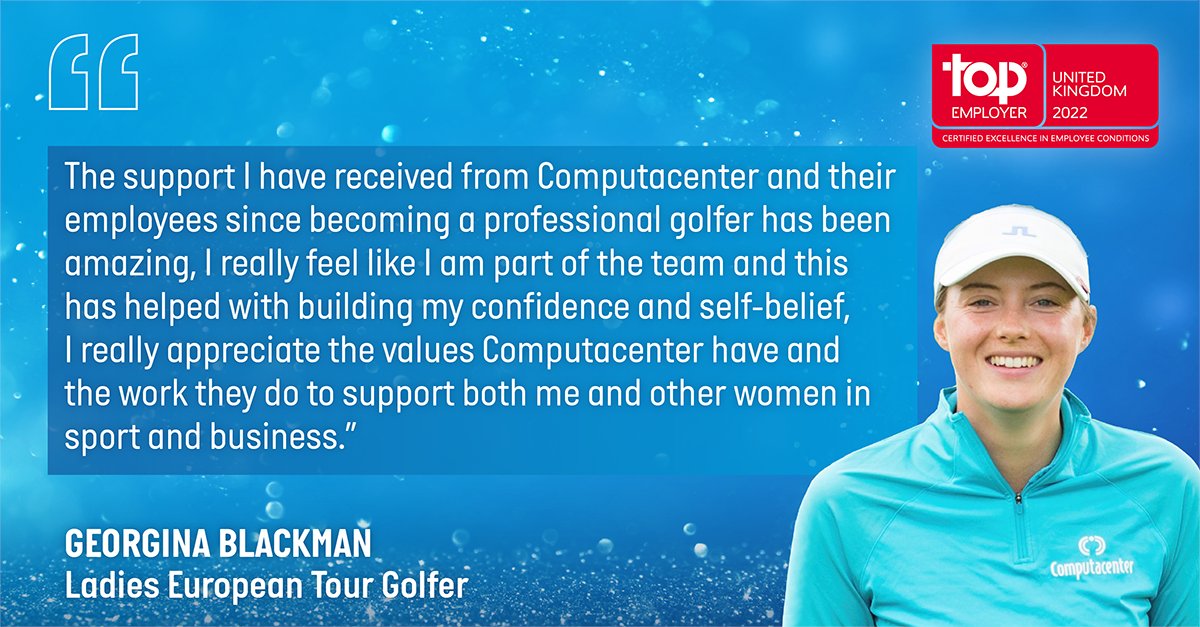 As proud supporters of developing talent we are delighted to hear from our sponsored professional golfer Georgina Blackman on our recent Top Employer Award. 

#WinningTogether