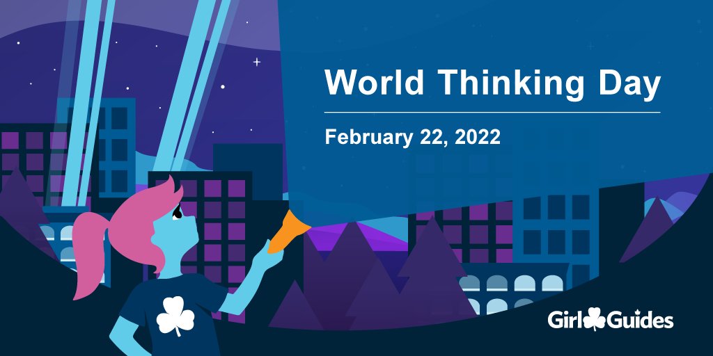 Happy World Thinking Day! 🌎💙 Together we’re part of an amazing global network of 10 million girls &amp; women around the world committed to taking action and making the world a better place.

Today #ShineYourGuidingLight on friendship, sisterhood and girl empowerment! 🔦 #WTD2022