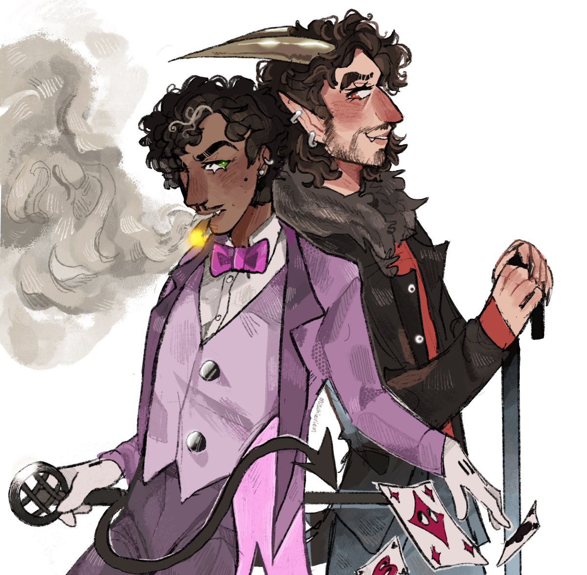 Human King Dice and Devil - Thisismouseface design