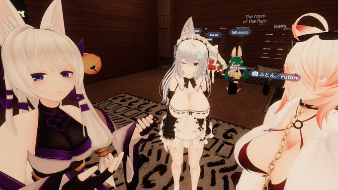 ついにVRCの味を知ってしまいました。VR機器はないのでデスクトップで遊びましたがだいぶヤバめの幻覚いっぱい見てきた...誘ってくださったSANSYOさん及びお付き合いいただいた皆さん本当にありがとうございました!楽しすぎて時間を忘れてしまった...!むちむち!! 