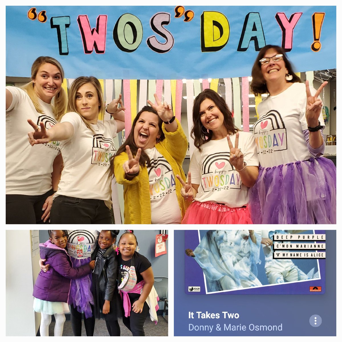 It's 2's day! Tutus, tennis shoes and two's music <a href="/McNeil2ndGrade/">McNeil Elementary 2nd Grade</a> <a href="/McNeilElem/">McNeil Elementary</a> #2sday