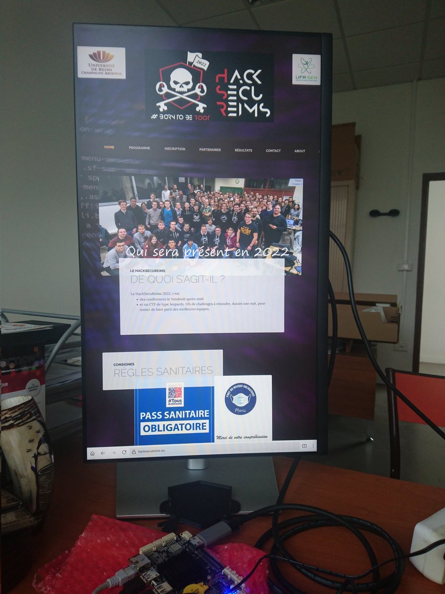 fnolot's tweet image. Préparation #HackSecuReims 2022 Merci @AuradesVilles