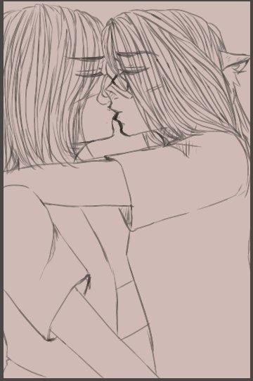 TX90361980's tweet photo. Elis and Vanya (Vals) 👀✨💞 
.... 
#sketch https://t.co/l36ESvt5x8