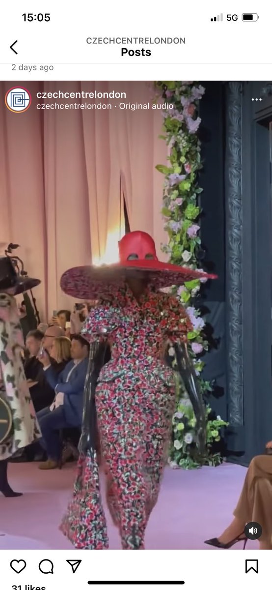 CzechCentreLnd's tweet photo. Interested in what’s happening at @LondonFashionWk? Czech fashion designer Lucie Vaclav, accredited by @BFC, has been reporting with photos & videos on our Instagram. Go to https://t.co/vZ6snziOLt to have a look! #CCLTakeover https://t.co/IPnvXCqiGD