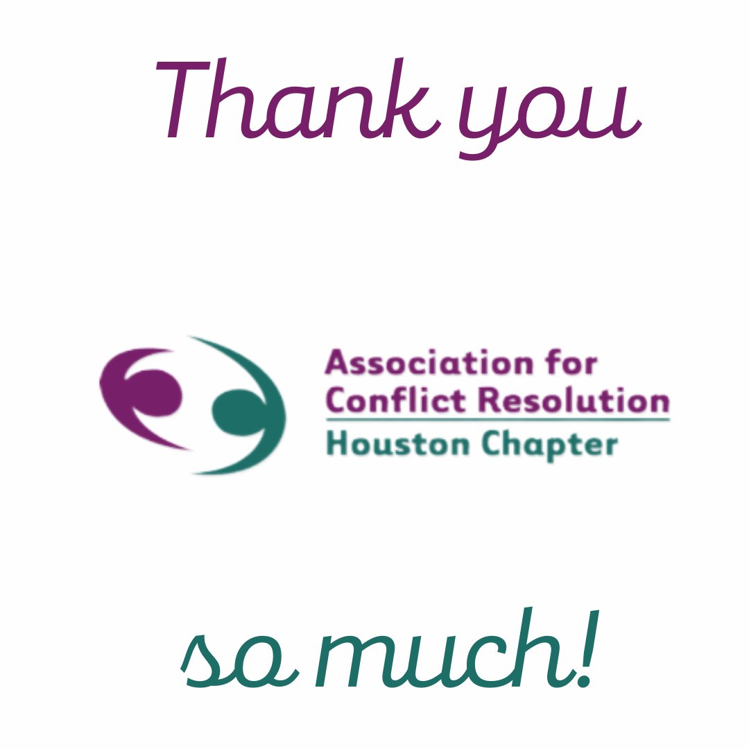 TXAssocMediator's tweet photo. Thank you so much to our SILVER sponsor, Association for Conflict Resolution-Houston Chapter! 

We really appreciate your support.

#Tamconference2022 https://t.co/WThabx2tEz